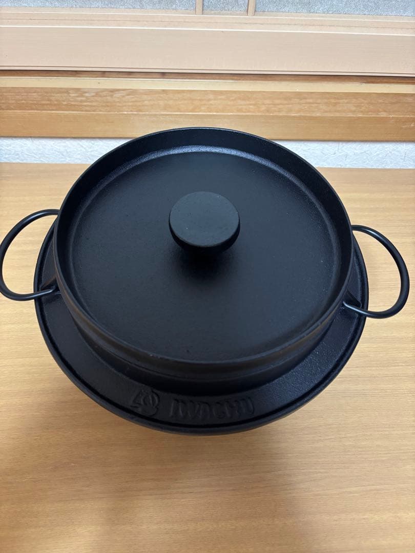 新品未使用 岩鋳 南部鉄器 ごはん鍋３合　21085 IH対応