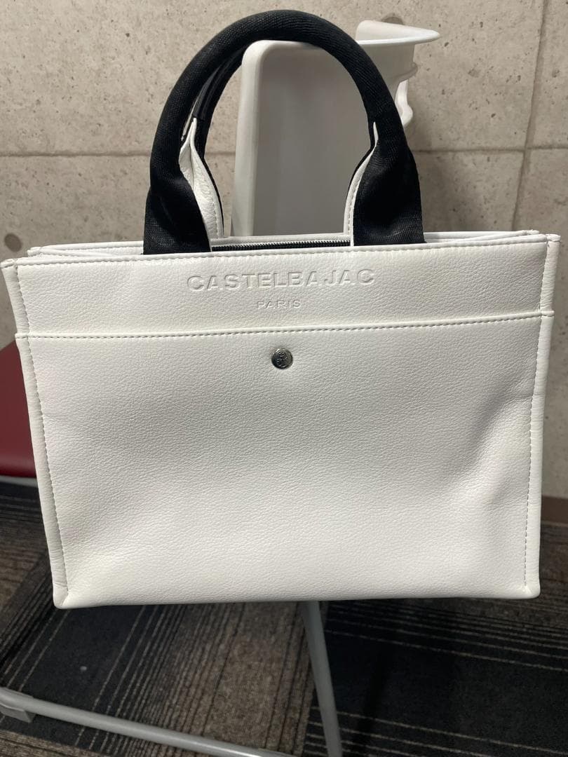 CASTELBAJAC ホワイト トートバッグ