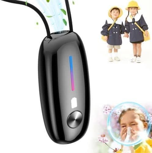 空気清浄機 小型， 空気清浄機 首掛け，携帯空気清浄機 マイナスイオン発生器は生