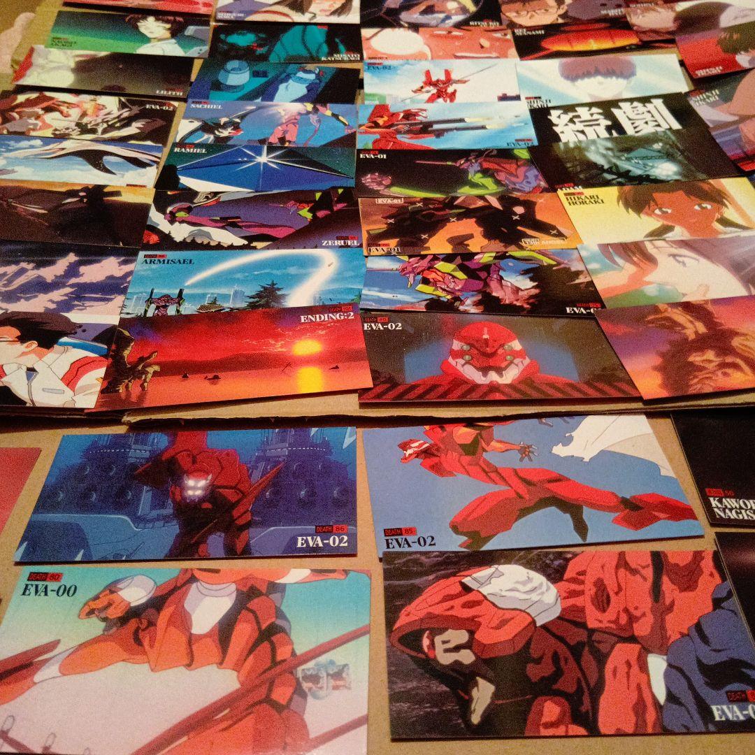 新世紀エヴァンゲリオン ワイド版トレーディングカードセット 80枚ダブり無し
