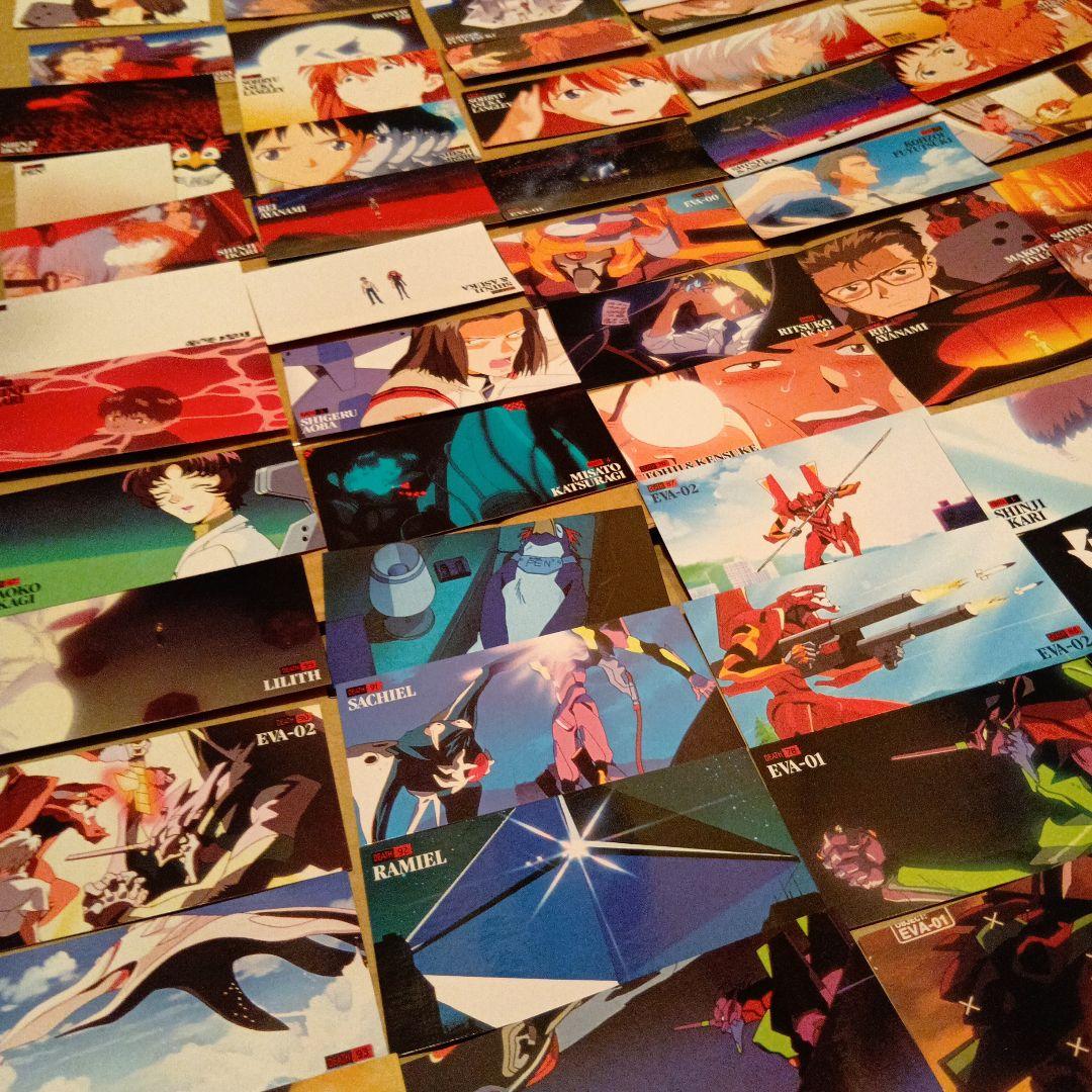 新世紀エヴァンゲリオン ワイド版トレーディングカードセット 80枚ダブり無し