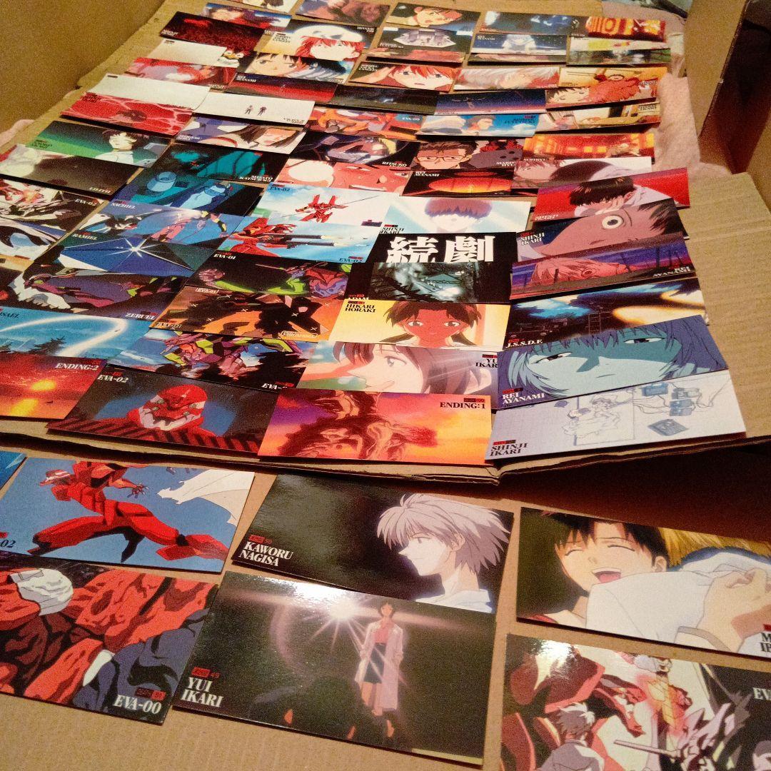 新世紀エヴァンゲリオン ワイド版トレーディングカードセット 80枚ダブり無し