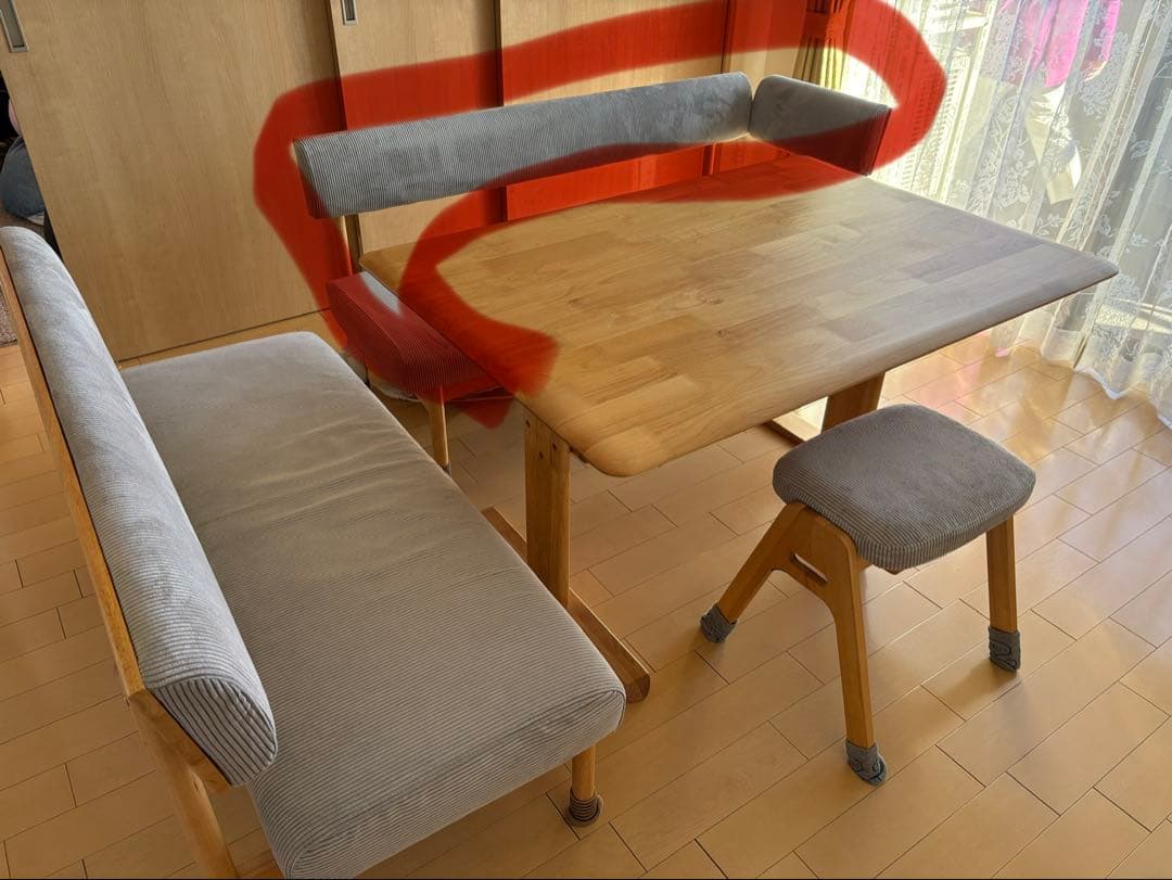 【ainnn】Rainy レイニー① ダイニングソファ145コーナーベンチ