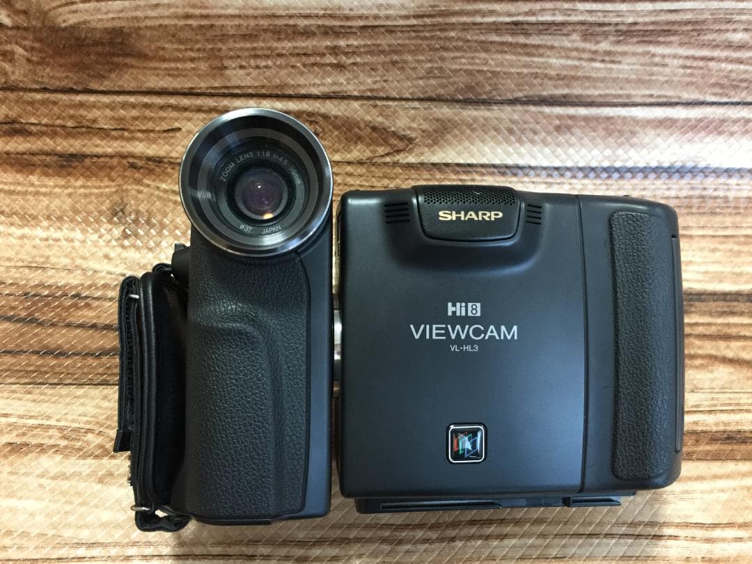 撮影再生ダビングOK　美品　SHARP　VL-HL3　付属品あり　Hi8　大画面