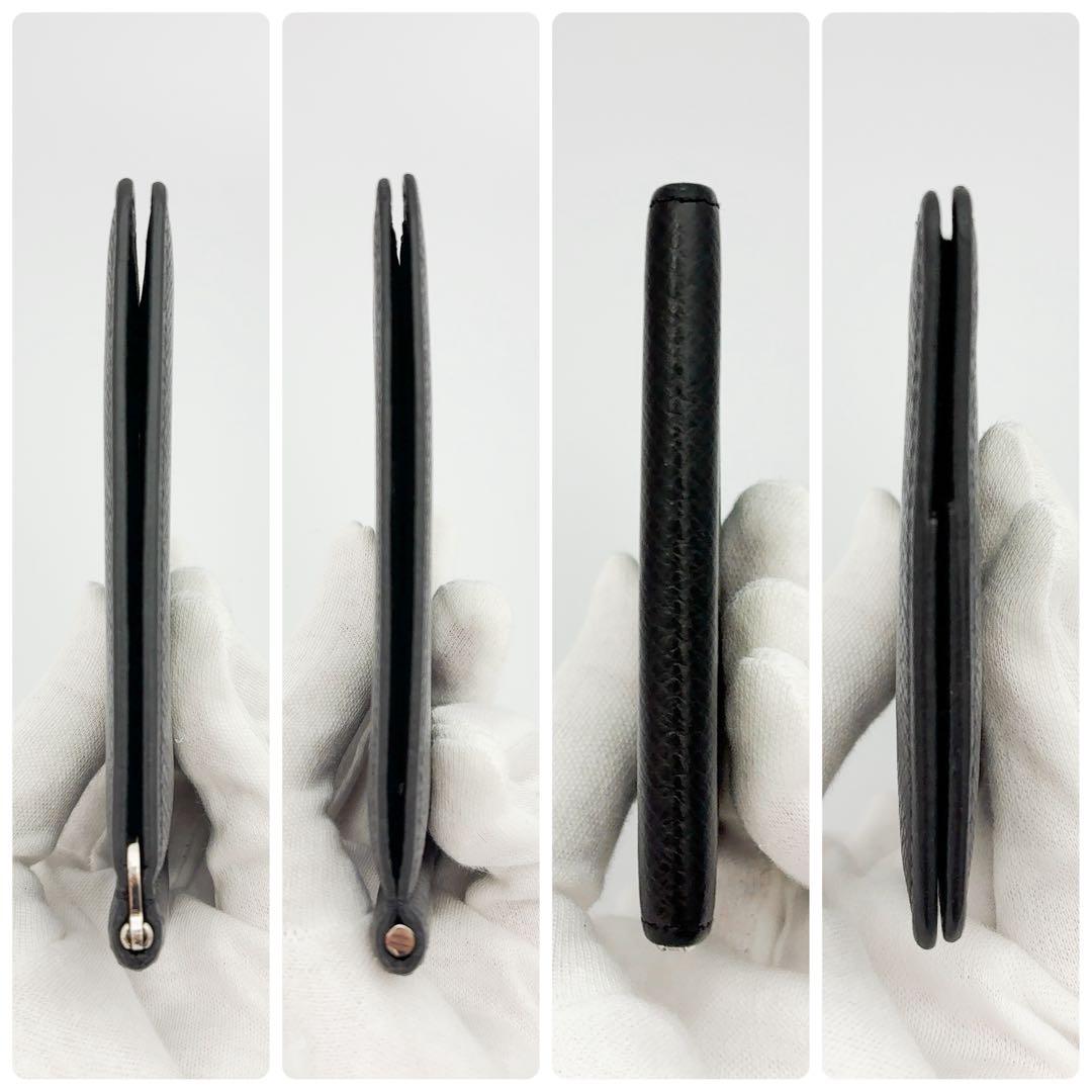 現行★RFID★ルイヴィトン ポルトフォイユ パンス タイガ マネークリップ 黒