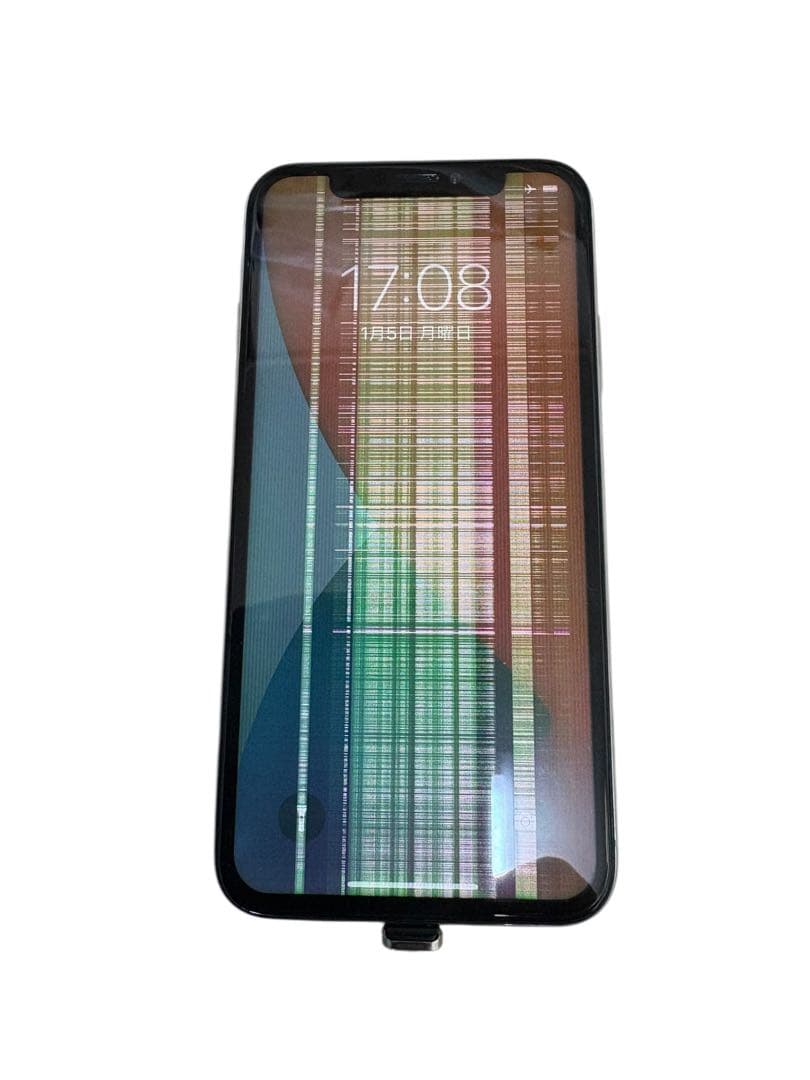 iPhone Ｘ本体 バッテリー87% 液晶不良