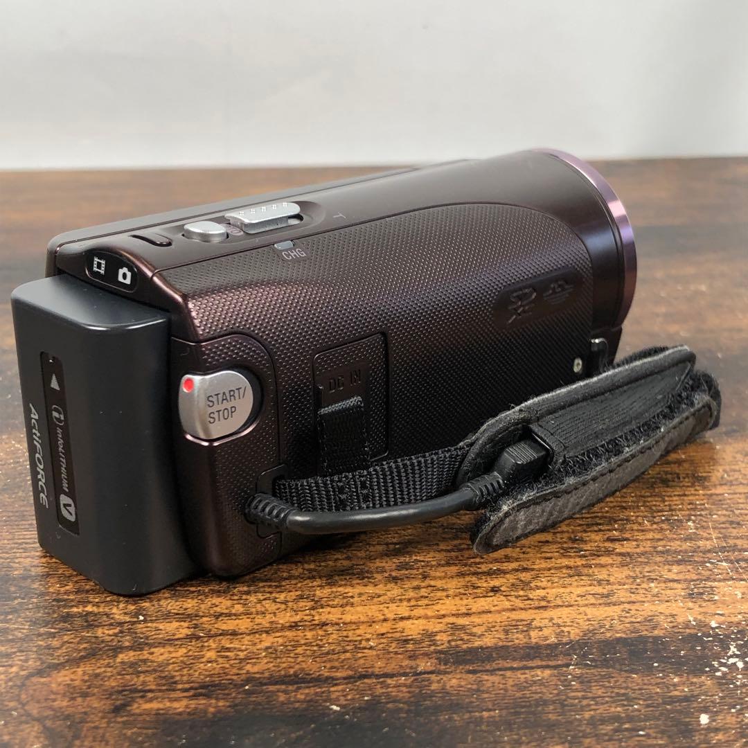 動作確認済 SONY HDR-CX270V ボルドーブラウン 内蔵メモリ32GB
