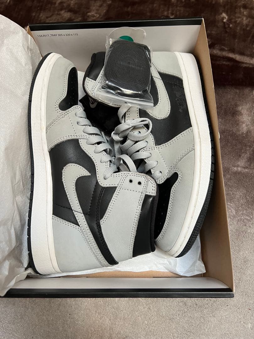 NIKE AIR JORDAN 1 グレー ブラック USA 8