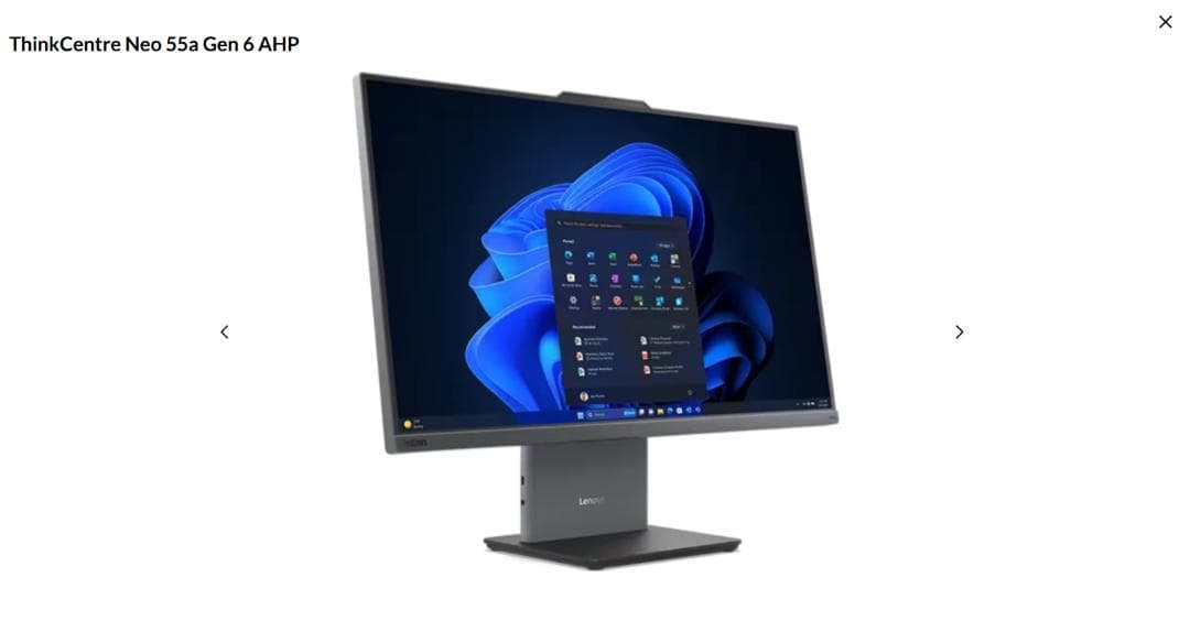 Windowsデスクトップ Lenovo ThinkCentre Neo 55a Gen 6 AHP