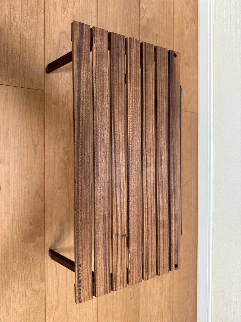 【新品未使用】Fallworks mini table walnut