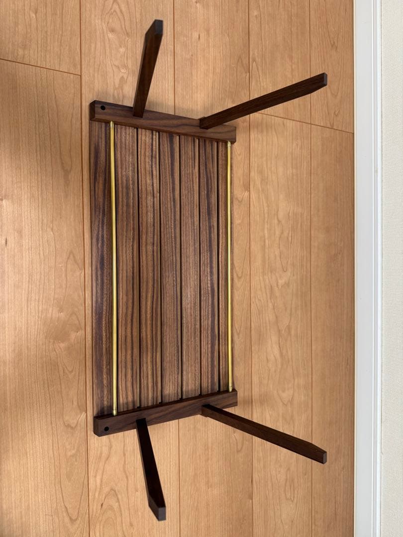 【新品未使用】Fallworks mini table walnut