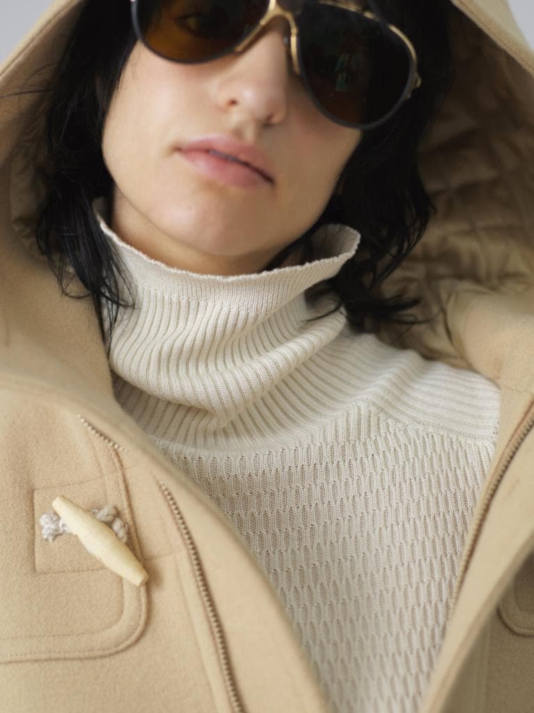 UNION LAUNCH THERMAL KNIT シルク タートルネックニット