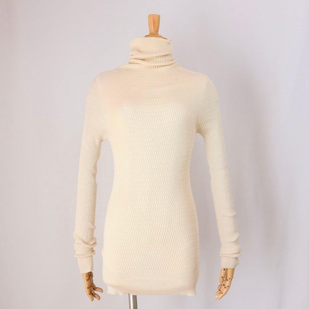 UNION LAUNCH THERMAL KNIT シルク タートルネックニット