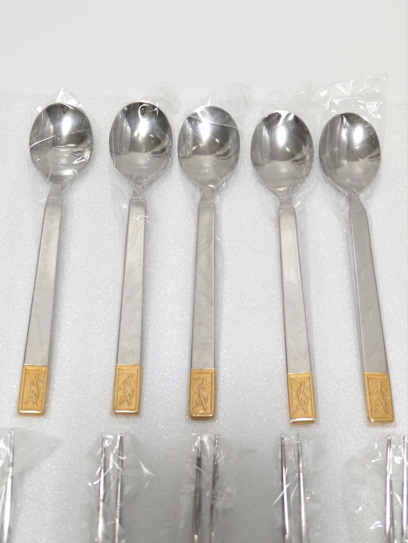 YSL イヴサンローラン yamaka カトラリー デザート スプーン ピック