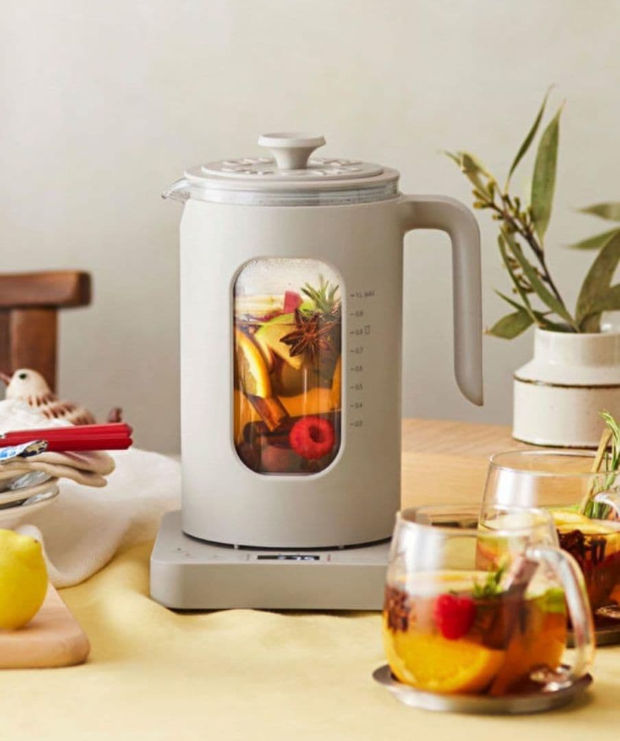 【新品未使用】BRUNO マルチケトル　温度調節　ウォームグレー