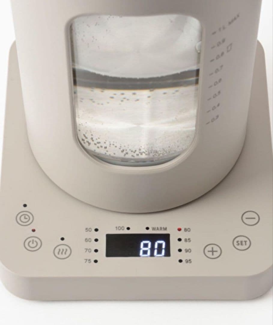 【新品未使用】BRUNO マルチケトル　温度調節　ウォームグレー