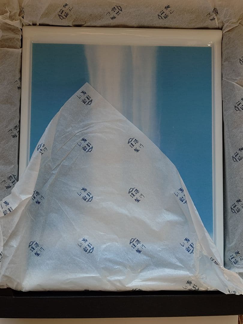 ★★陶板画　彩磁プレート　深川製　千住博　ウォーターフォール★★