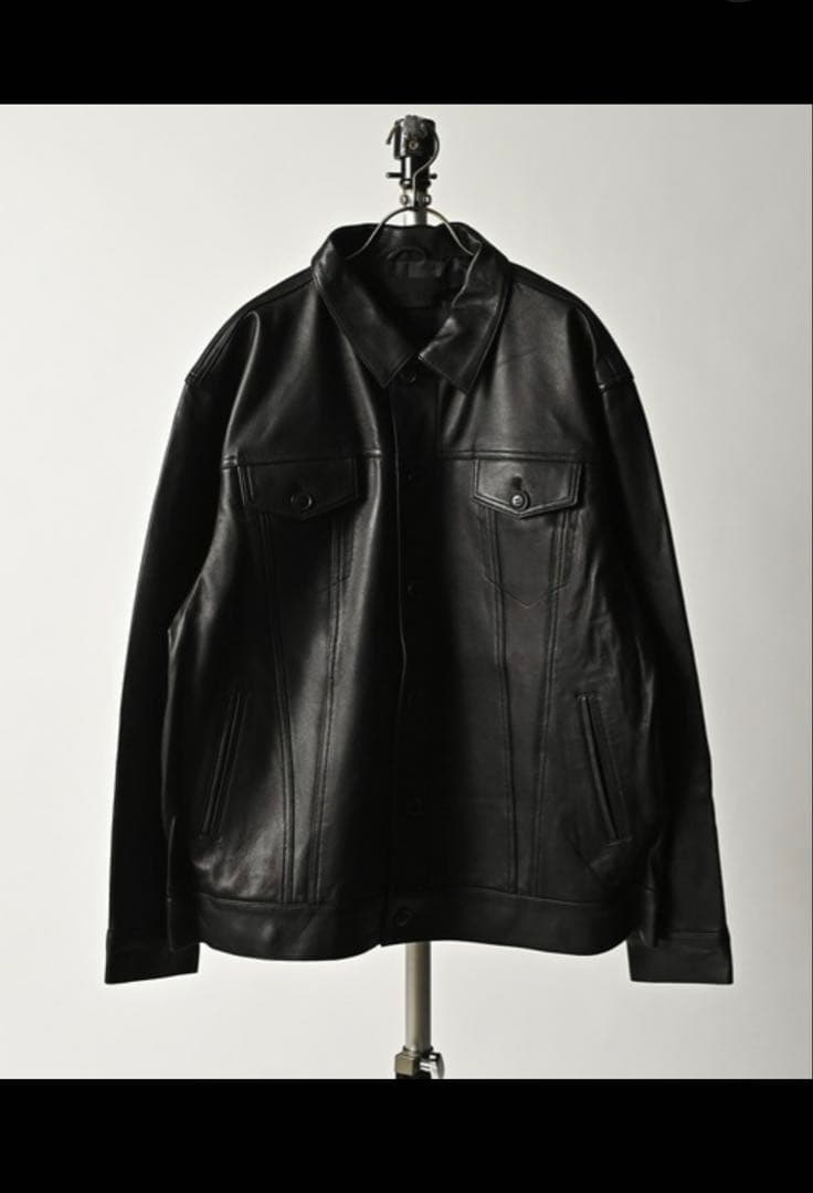 ADAM PATEKラムレザートラッカージャケット