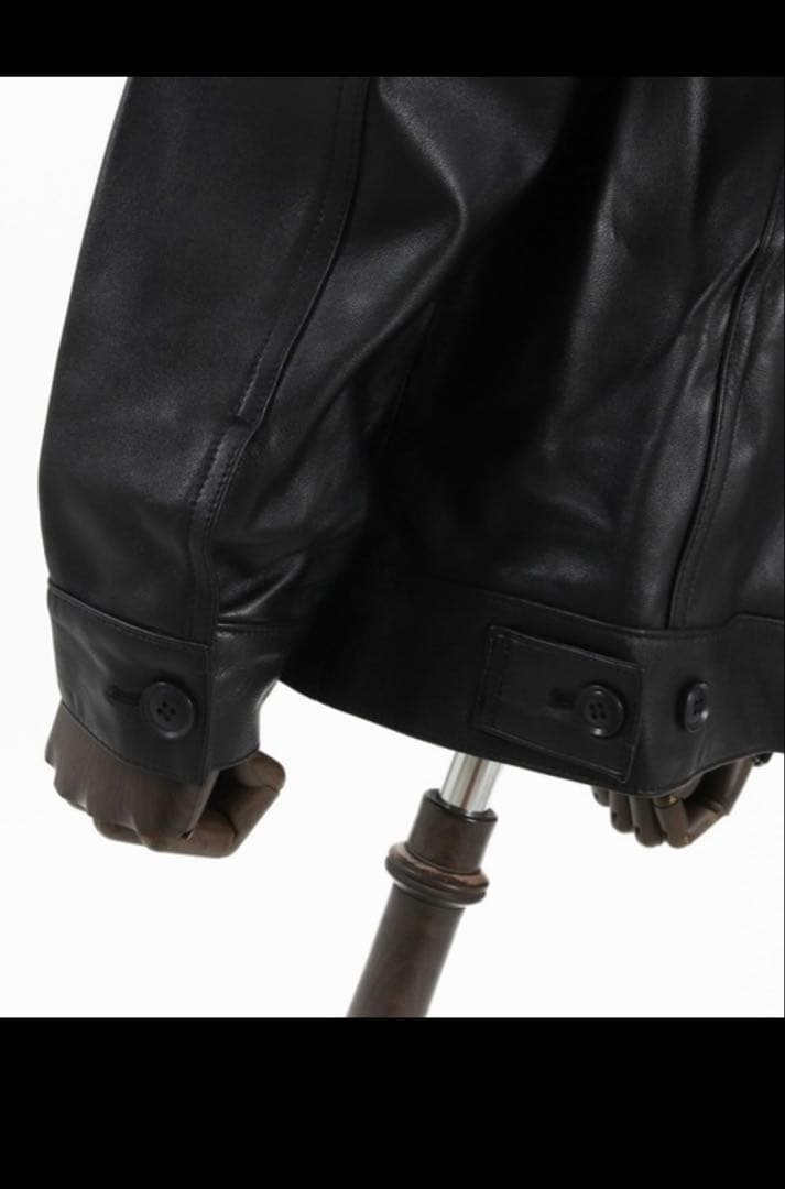 ADAM PATEKラムレザートラッカージャケット