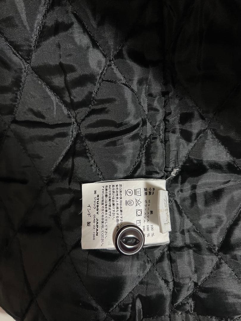 Stussy チェック柄ジャケット　(中綿キルティング) 値下げ交渉あり！
