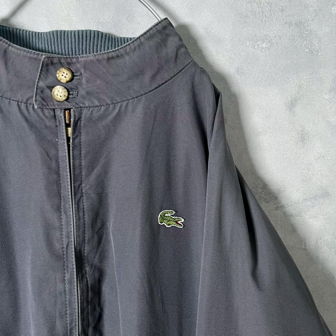 90s LACOSTE 裏地チェック　ブルゾン　ジャケット PM123