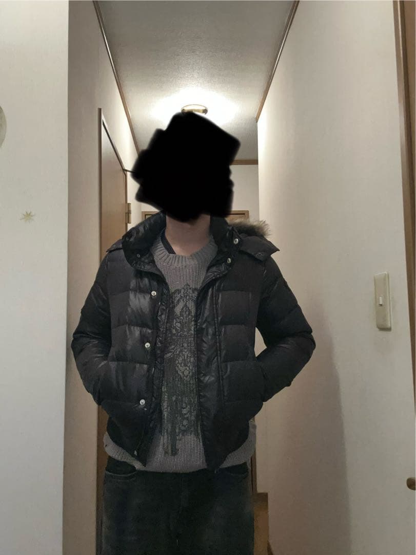 DIESEL ブラック ダウンジャケット XSサイズ