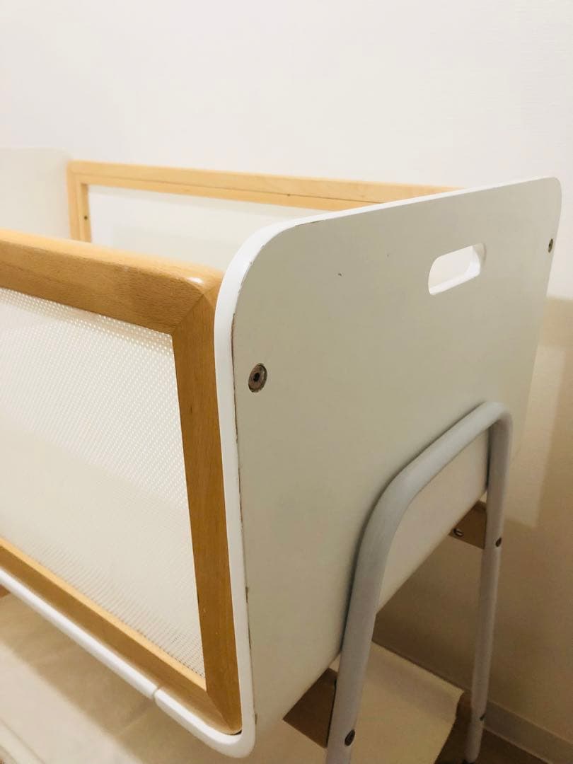 【値下げ中】リリワゴン 大和屋 ベビーベット ゆりかご 新生児 ホワイト