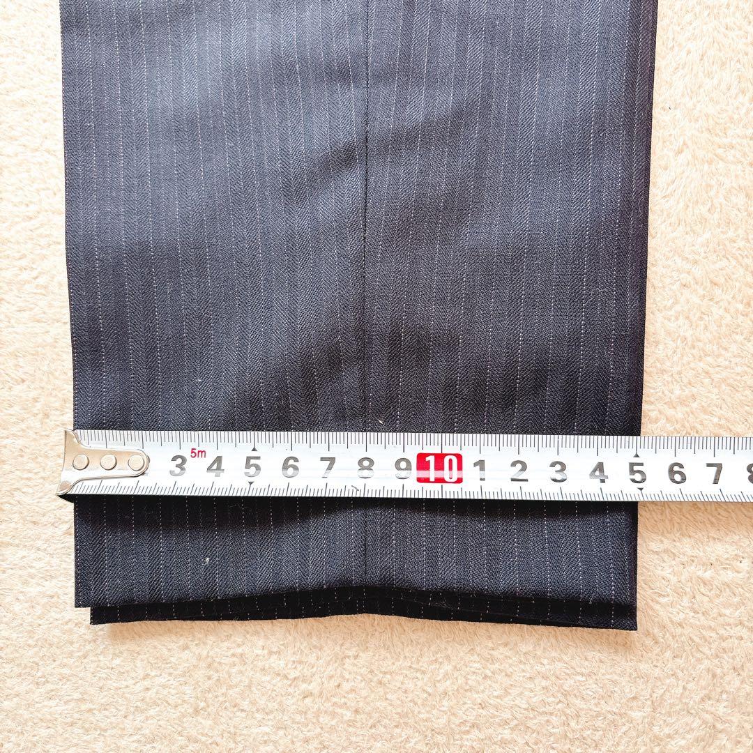 新品タグ付き 定価4万 2点　アンタイトル ストライプパンツスーツセットアップ