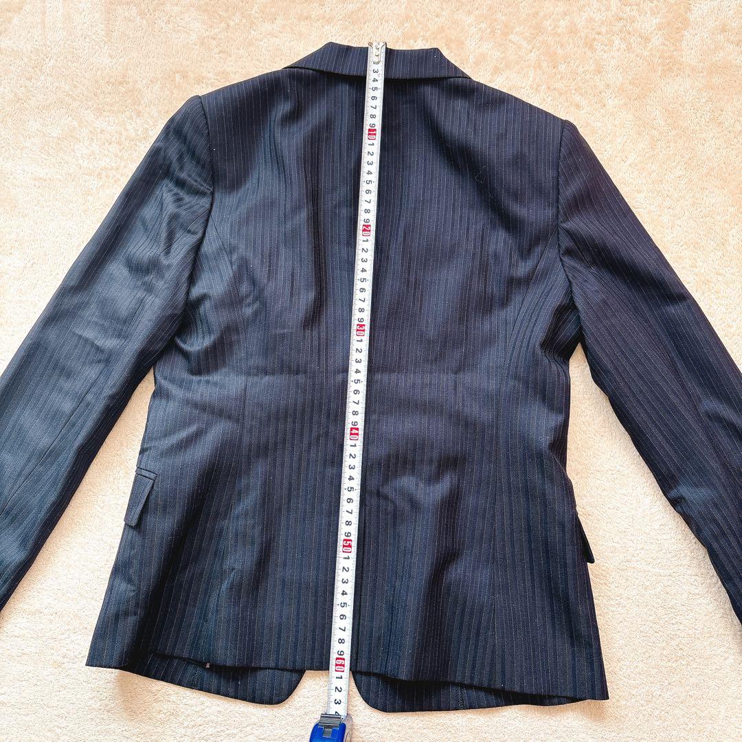 新品タグ付き 定価4万 2点　アンタイトル ストライプパンツスーツセットアップ