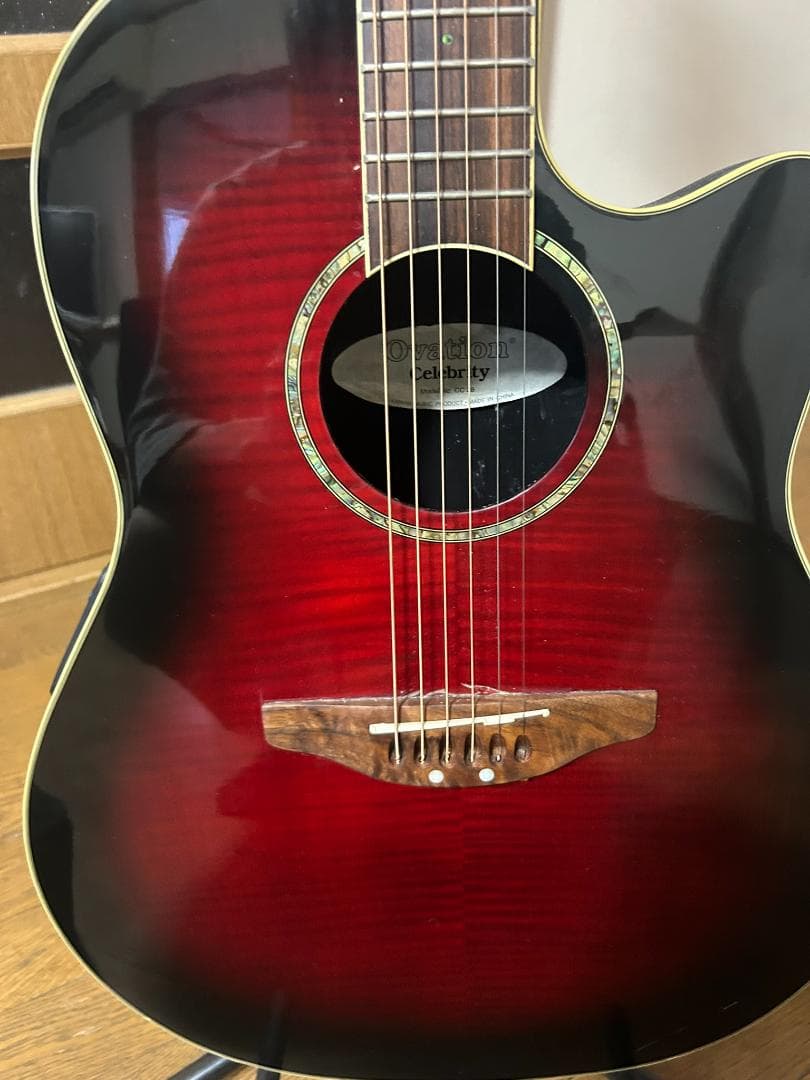 は**様 メンテ済み Ovation Celebrity CC-28 ナット交換