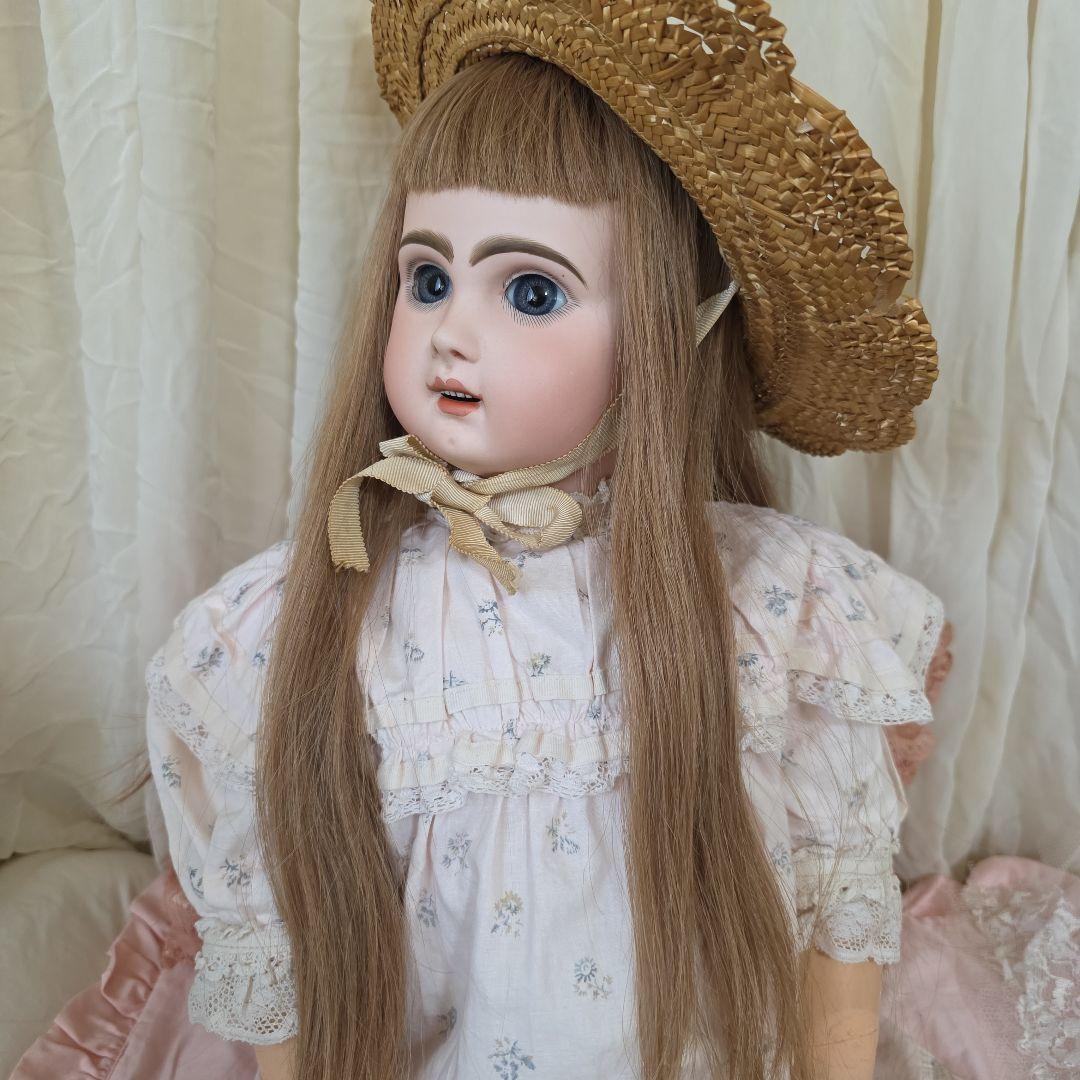 フランス　アンティークビスクドール　デポゼ　テートジュモー　スリープアイ