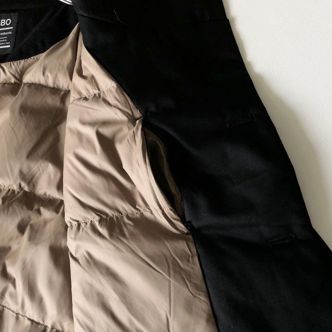 2990y美品　ロフトラボ　NARDYスタンドカラーロングダウンジャケット　S