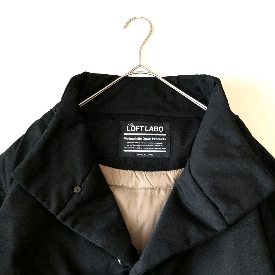 2990y美品　ロフトラボ　NARDYスタンドカラーロングダウンジャケット　S