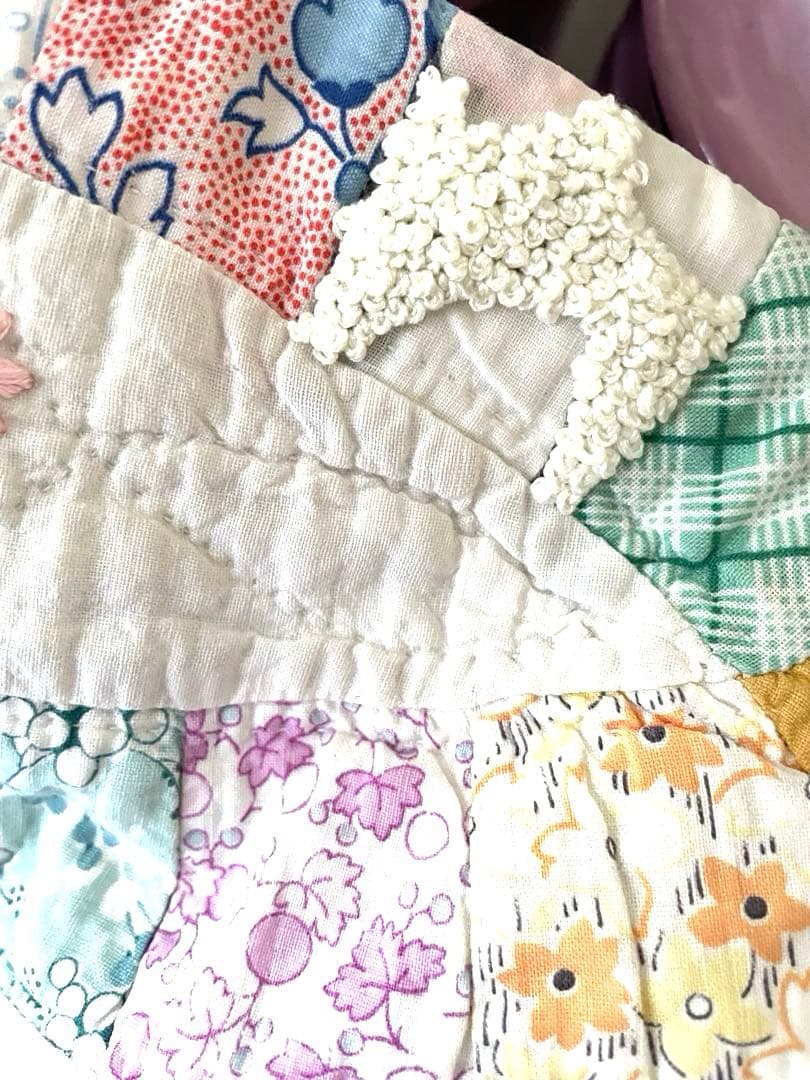 アンティークキルト＆アニマル刺繍♡ハンドメイド·͜· ♡