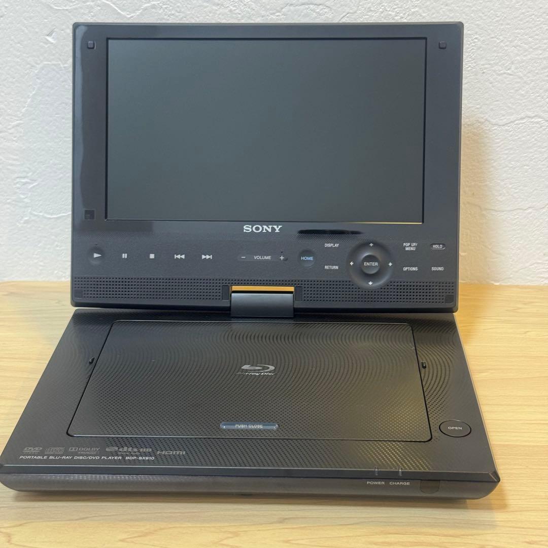 美品 SONY ポータブルBlu-rayプレーヤー BDP-SX910