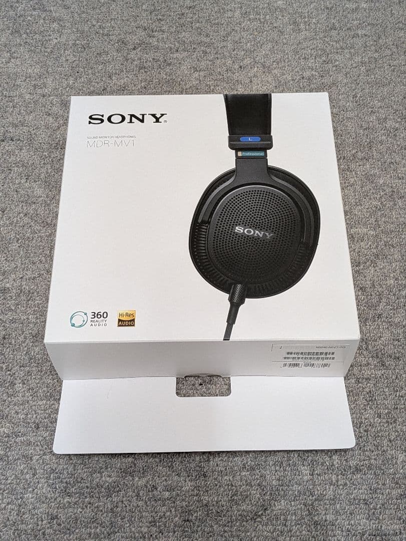 SONY MDR-MV1 ブラック 有線ヘッドホン
