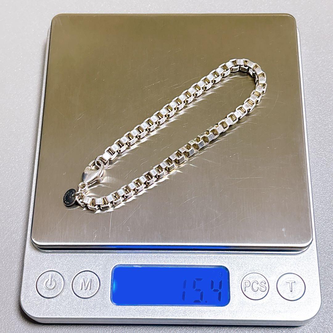 【美品】18.8cmTiffanyティファニー ベネチアン ブレスレット 925