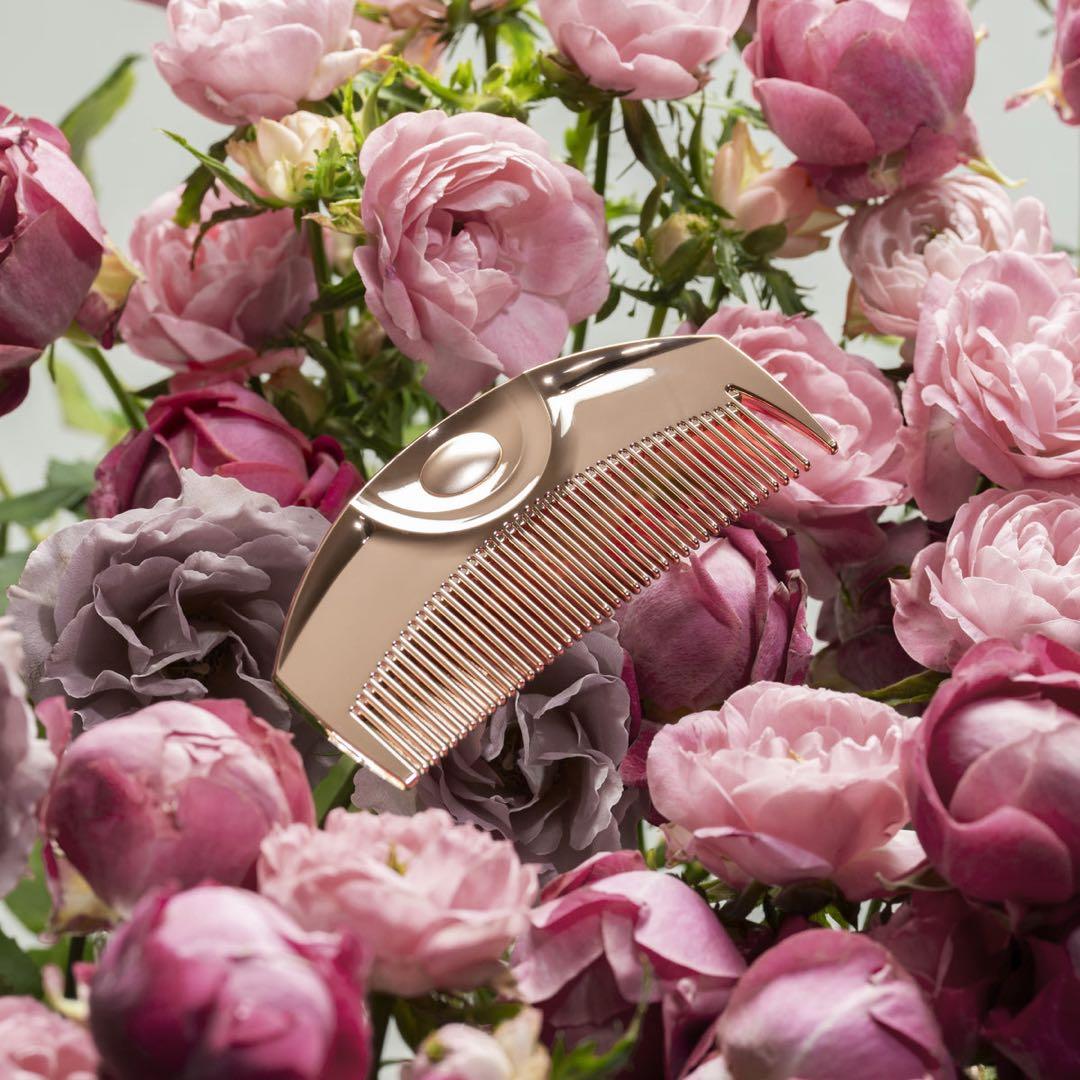 【新品.未使用】ラブクロム　K24GPツキ ローズ ゴールドコーム