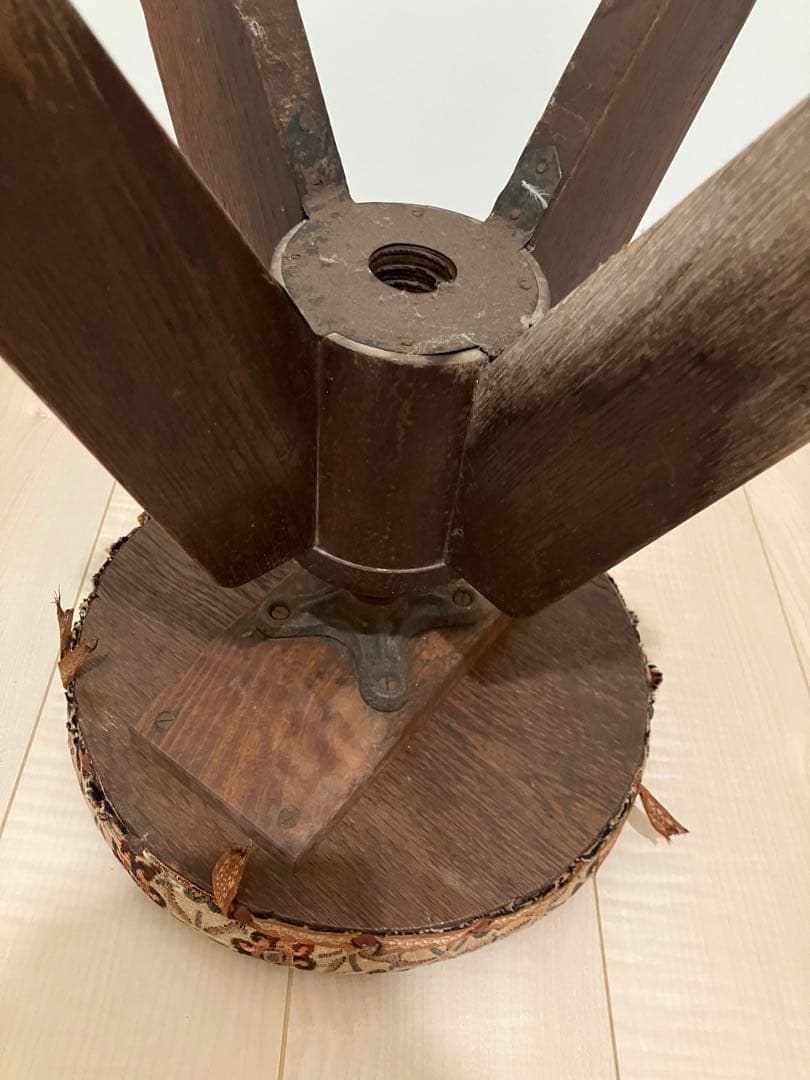 木製椅子　スツール　昭和　レトロ　ヴィンテージ