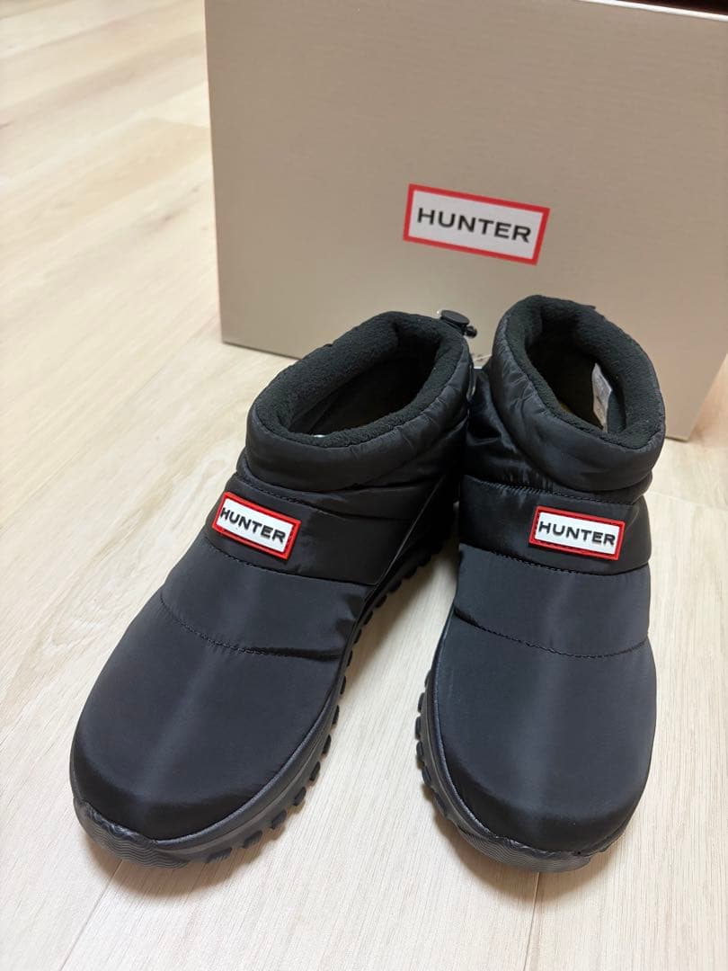 【新品未使用】HUNTER パフド トラベル フロー トレーナースニーカーブーツ