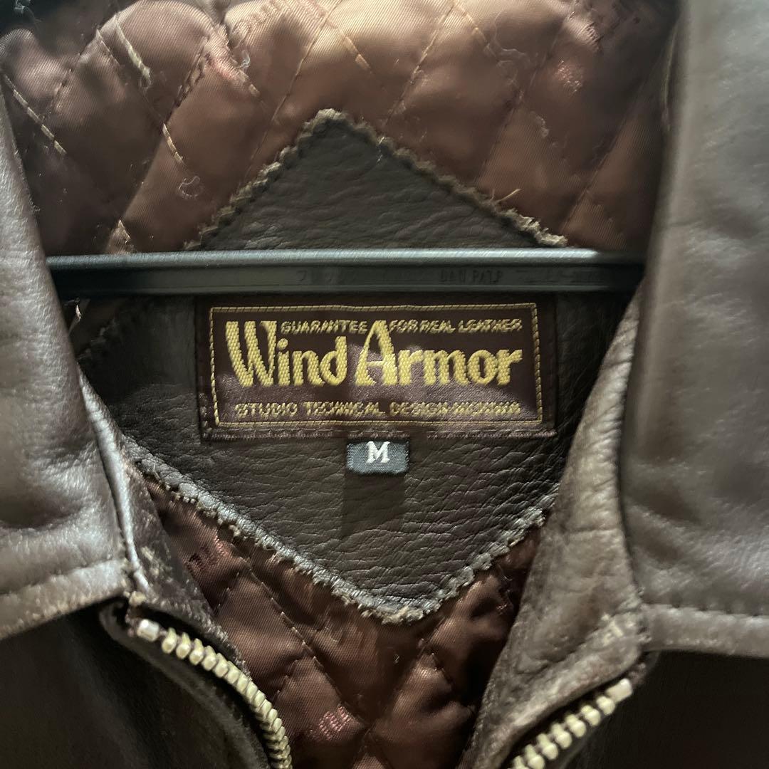 Wind Armor 本革 シングルライダースジャケット M