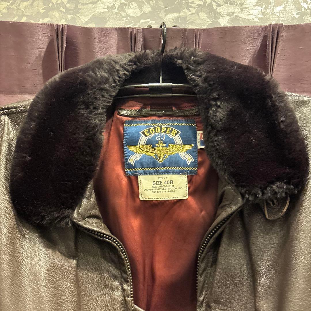 ぴ*！様 ☆トップガン トムクルーズ COOPER G-1ジャケット 革ジャン
