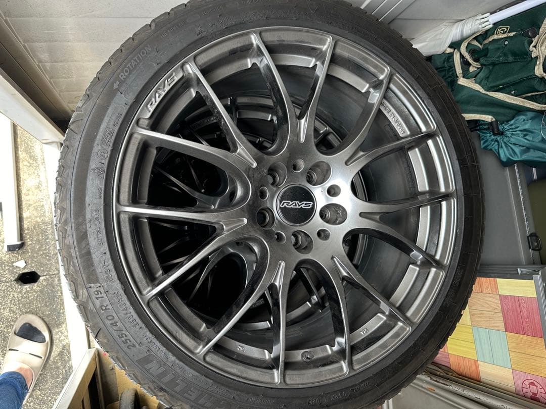大人気！！　格安RAYS 19インチホイールセット MICHELINタイヤ