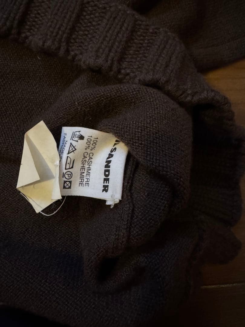 ジルサンダー　カシミヤ100%ニット