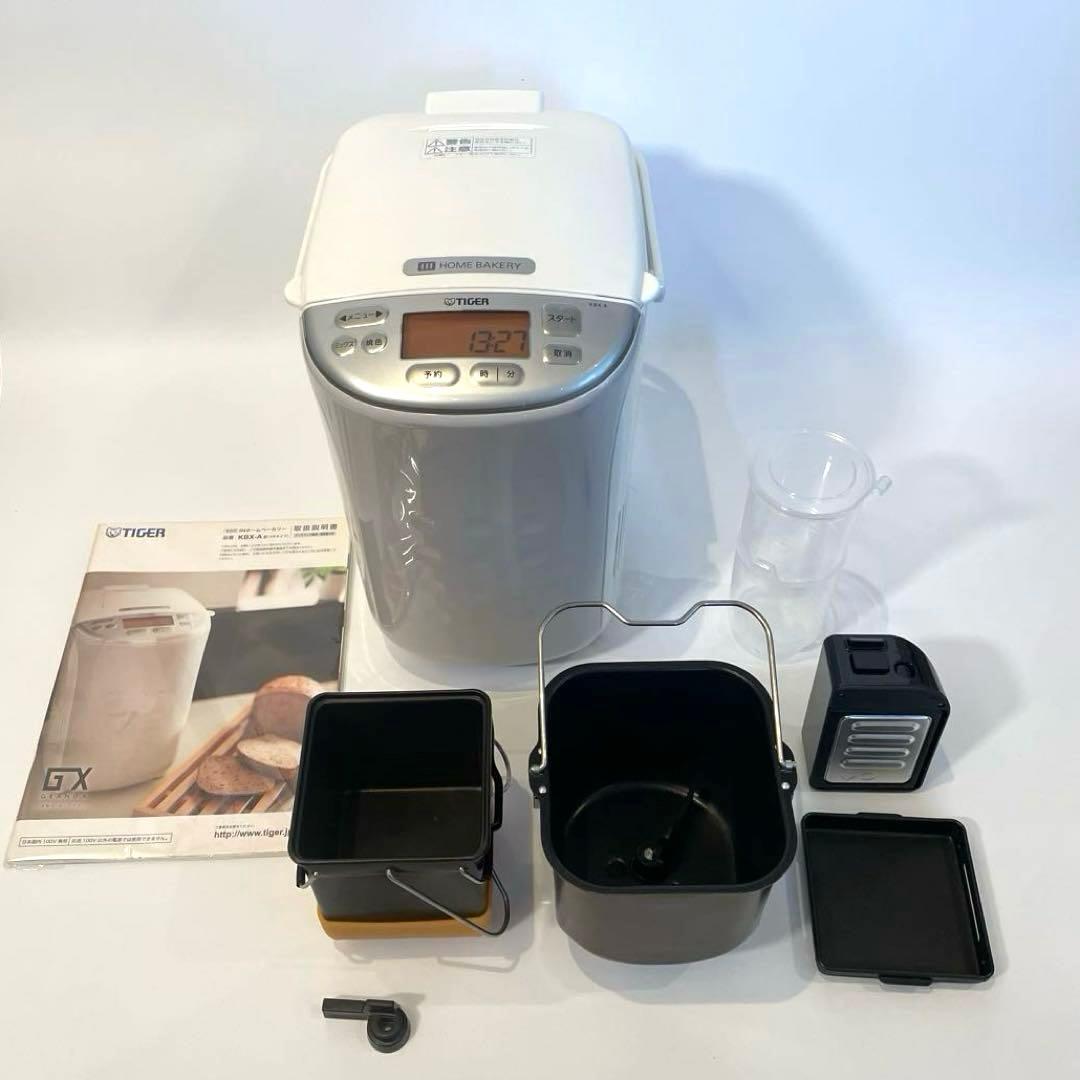 【美品】タイガー　ホームベーカリー　KBX-A100-W 通電確認済