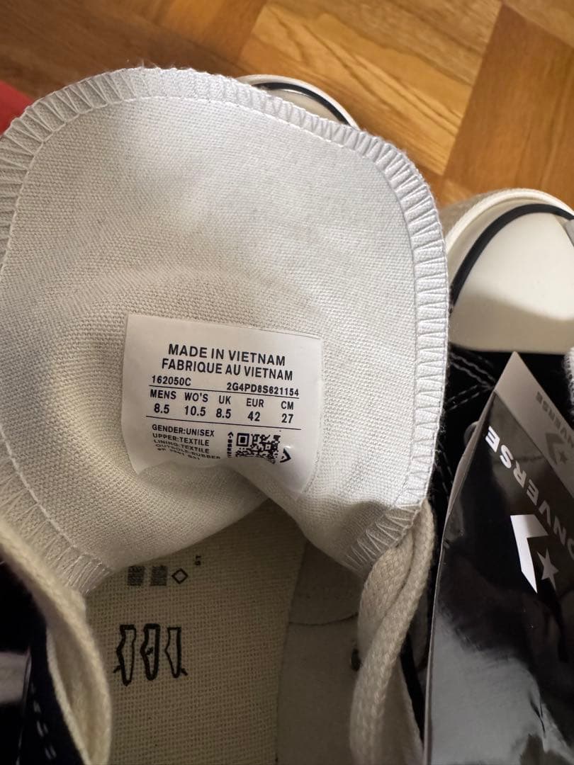 【未使用品】ハイカット CT70 ブラック hi 27cm CONVERSE