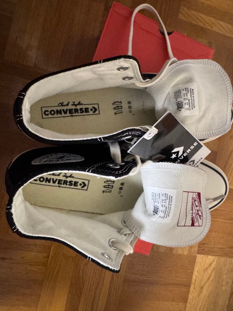 【未使用品】ハイカット CT70 ブラック hi 27cm CONVERSE