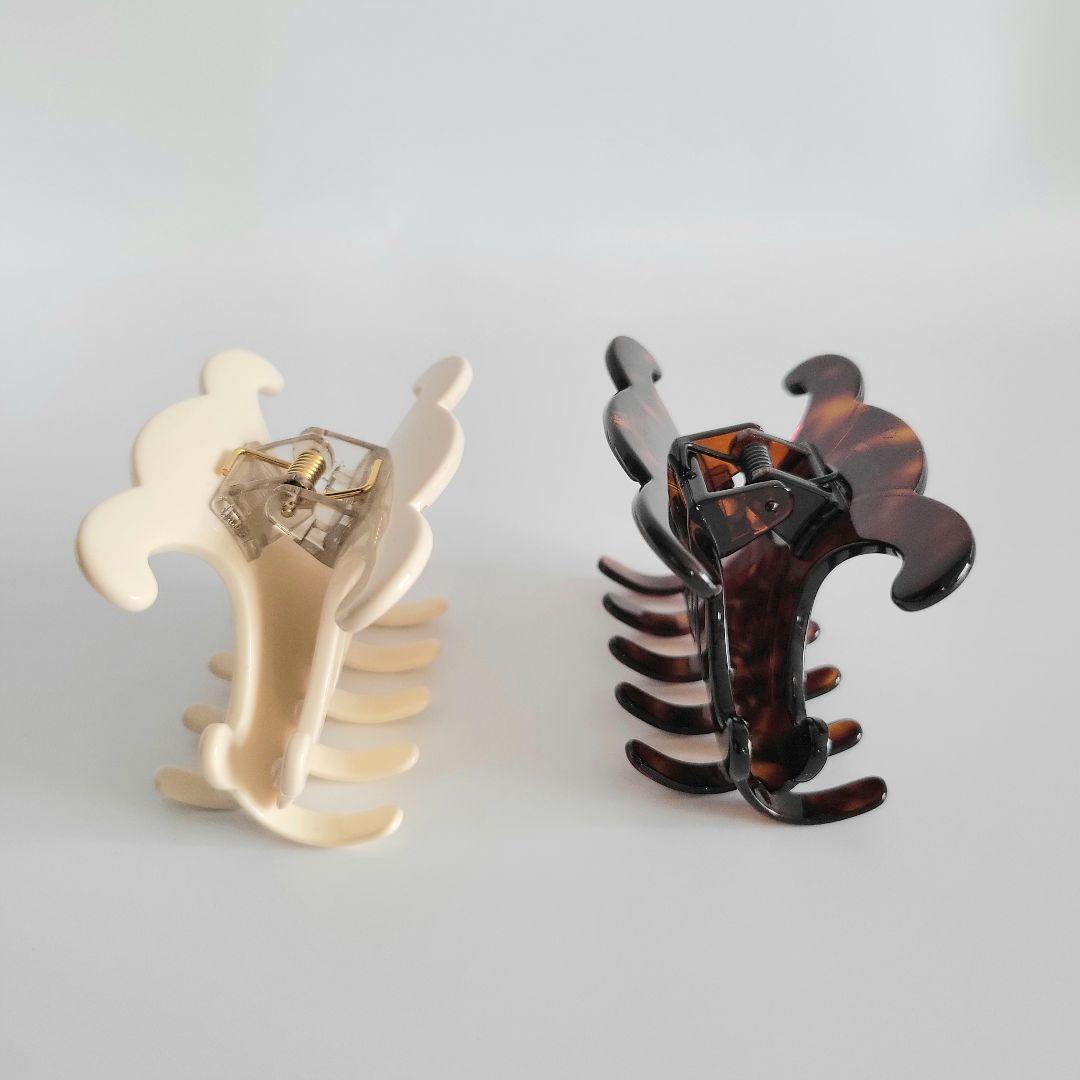 【新品未使用】CELINE/セリーヌ トリオンフ ヘアクリップ ダークハバナ