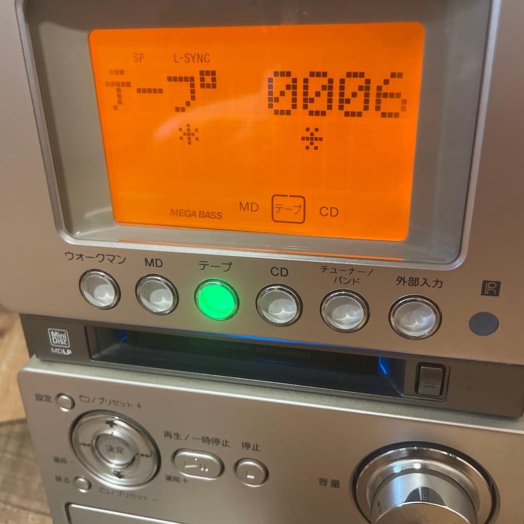 #829 SONY MD搭載オールインワンコンポ CMT-M35WM