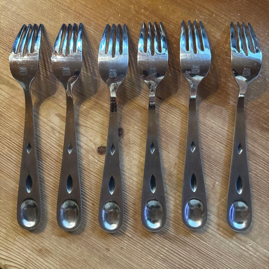 （ナバホシリーズ　コンチョ）ラルフローレン　フォーク」6本（中古）